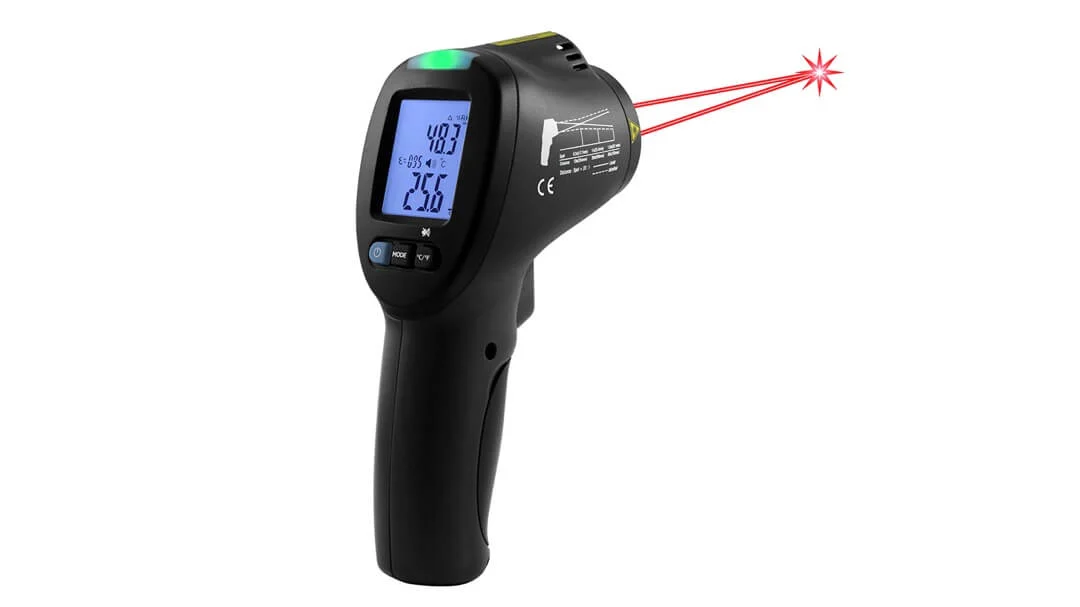Súng đo nhiệt độ laser 2 điểm chính xác