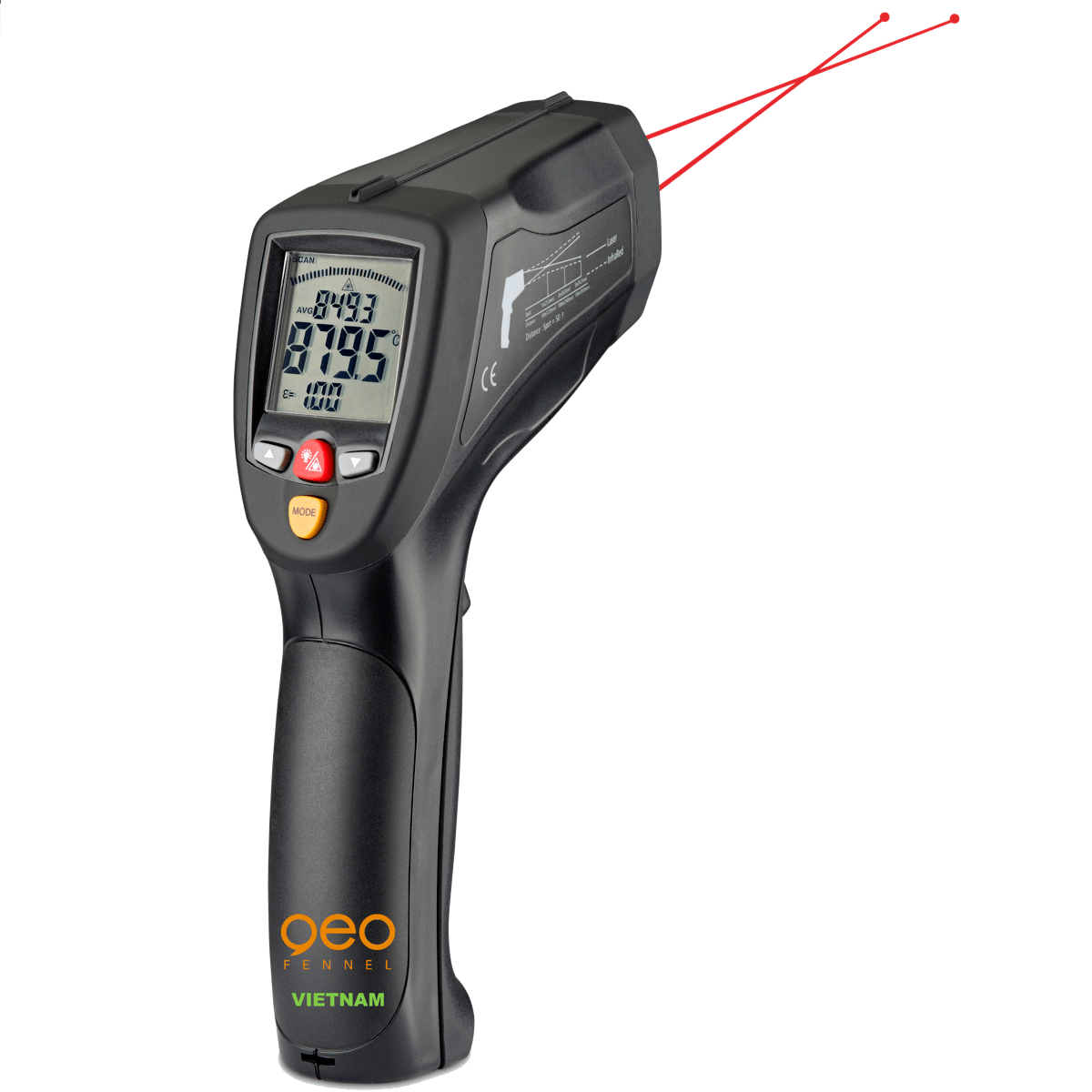 Máy đo nhiệt độ hồng ngoại laser cầm tay FIRT1600 | Máy đo nhiệt độ laser cầm tay